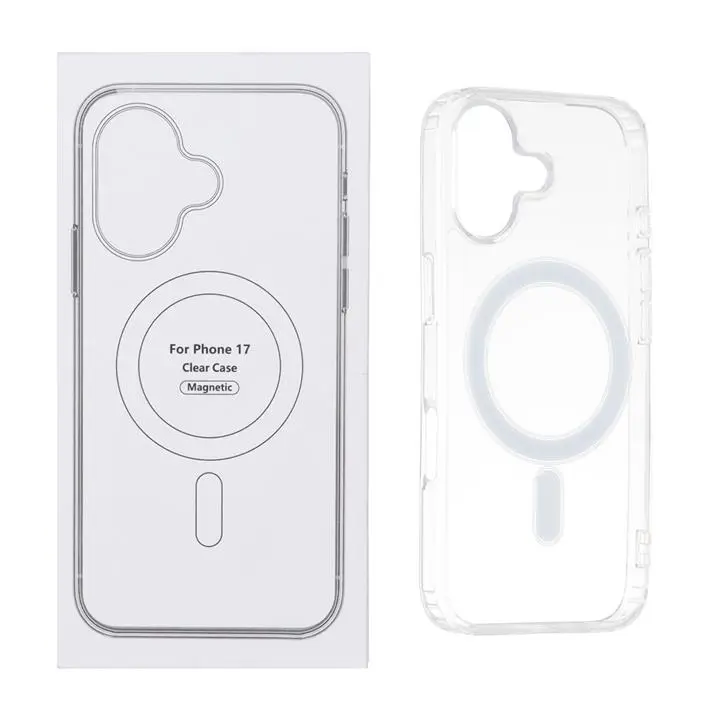 قاب شفاف مگ‌سیف Apple iPhone 17 normal با پشتیبانی از شارژ بی‌سیم