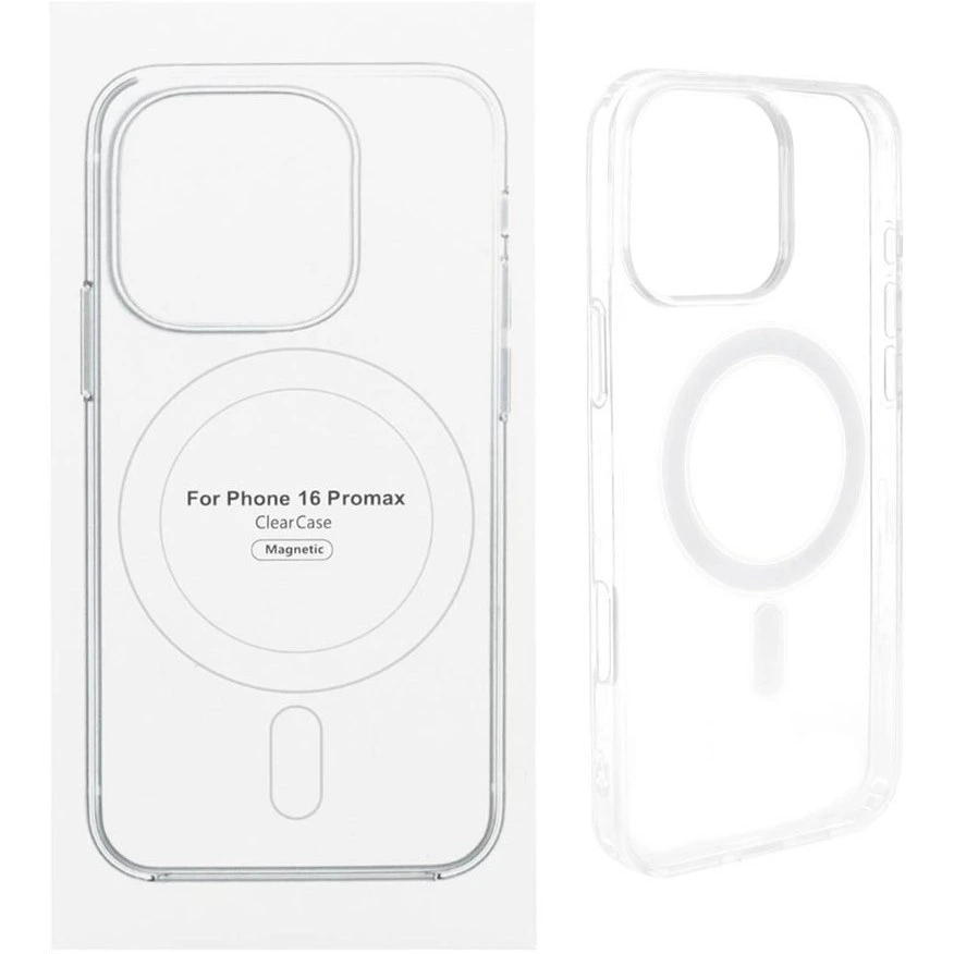 قاب شفاف مگسیف Apple iPhone 16 pro max با پشتیبانی از شارژ بیسیم قاب شفاف مگسیف Apple iPhone 16 pro max با پشتیبانی از شارژ بیسیم
