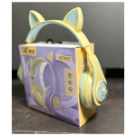 هدفون بی‌سیم گوش گربه‌ای مدل KT-M22 | هدست فانتزی Cat Ear