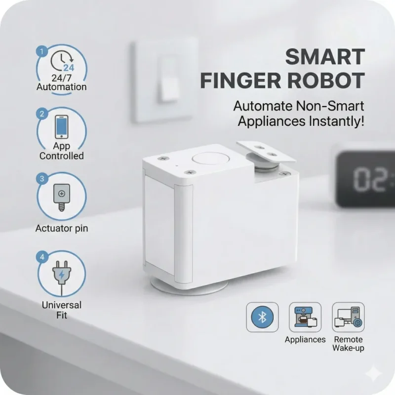 ربات دکمه‌زن هوشمند Finger Bot WiFi با باتری داخلی قابل شارژ