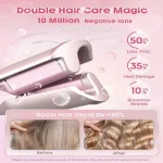 فرکننده مو ساحلی صورتی شیگلم مدل25mm Beach Babe Hair Waver - Image 3