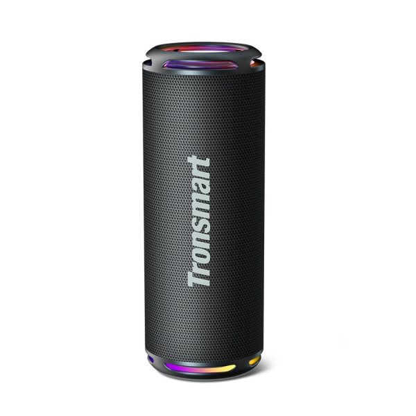 1. اسپیکر Tronsmart T7 Lite مشکی با نورپردازی حلقه‌ای